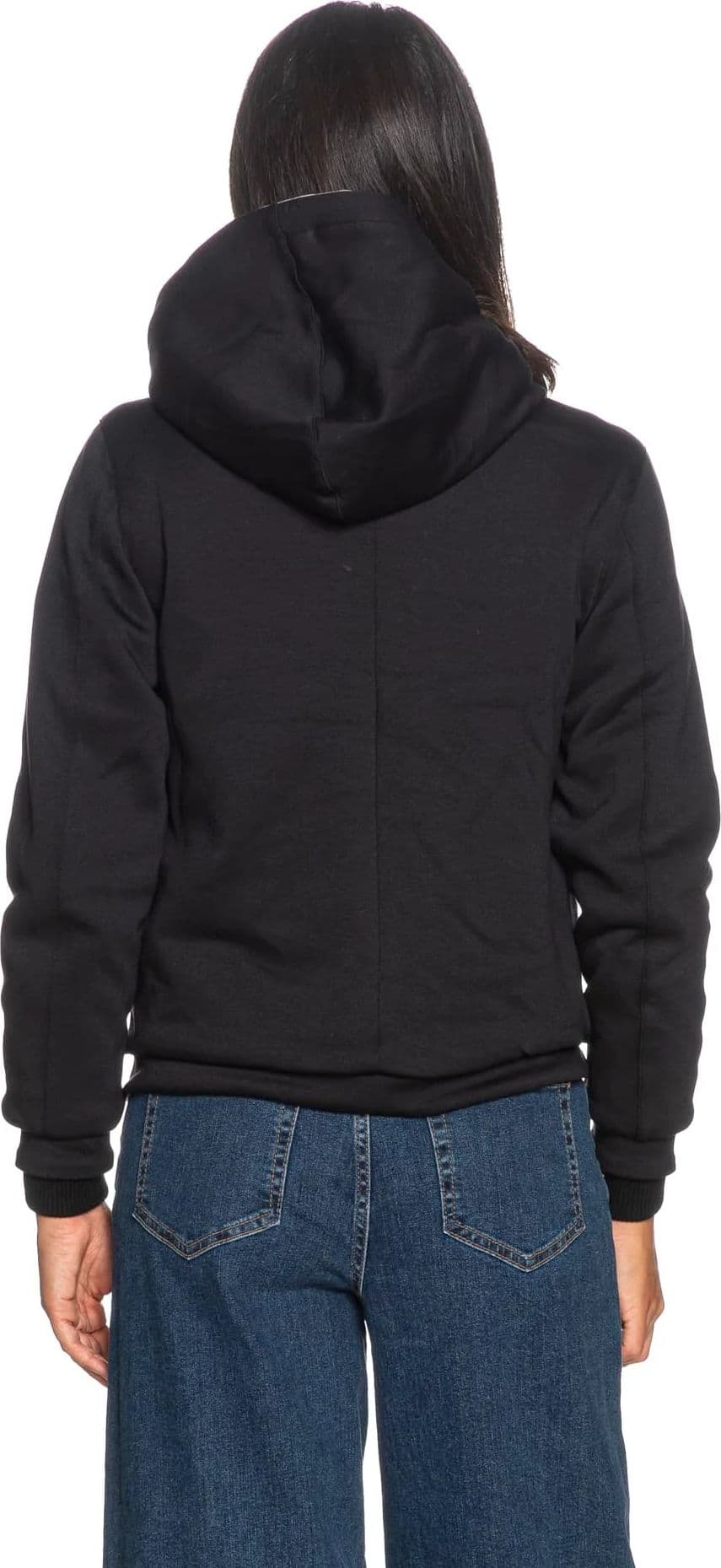 K-Way Giubbotto Donna Deva Light Spacer Fur Double W Da Donna Nero Grigio Medio K31452W-DBT - 3