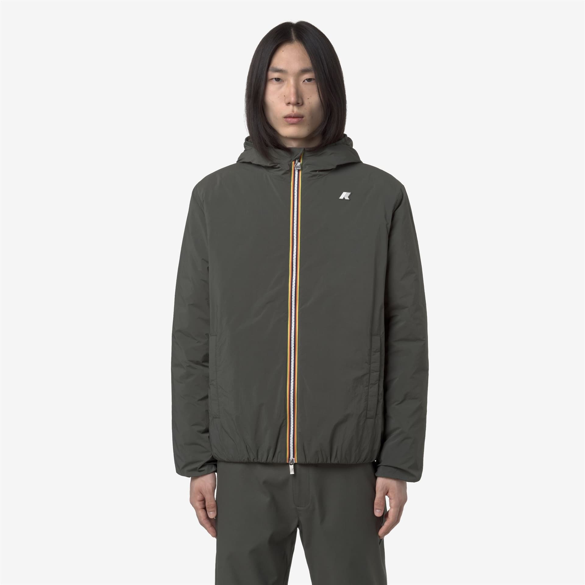 K-WAY Capospalla unisex Jack Plain Warm - Green Blackish - Green Blackish - K2136DW-WMR