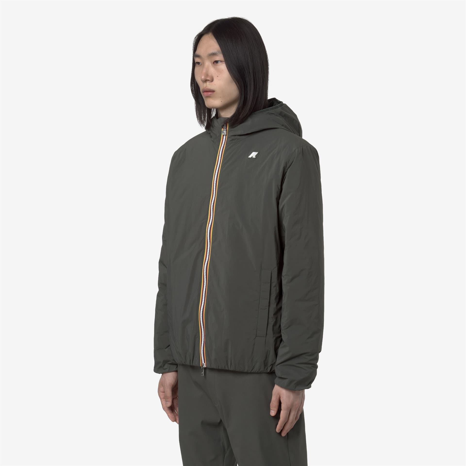 K-WAY Capospalla unisex Jack Plain Warm - Green Blackish - Green Blackish - K2136DW-WMR - 3