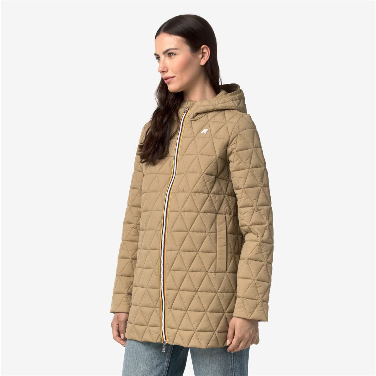 K-way giubbino donna Sophie Diamond quilted warm - Beige K8161HW-677 - 2