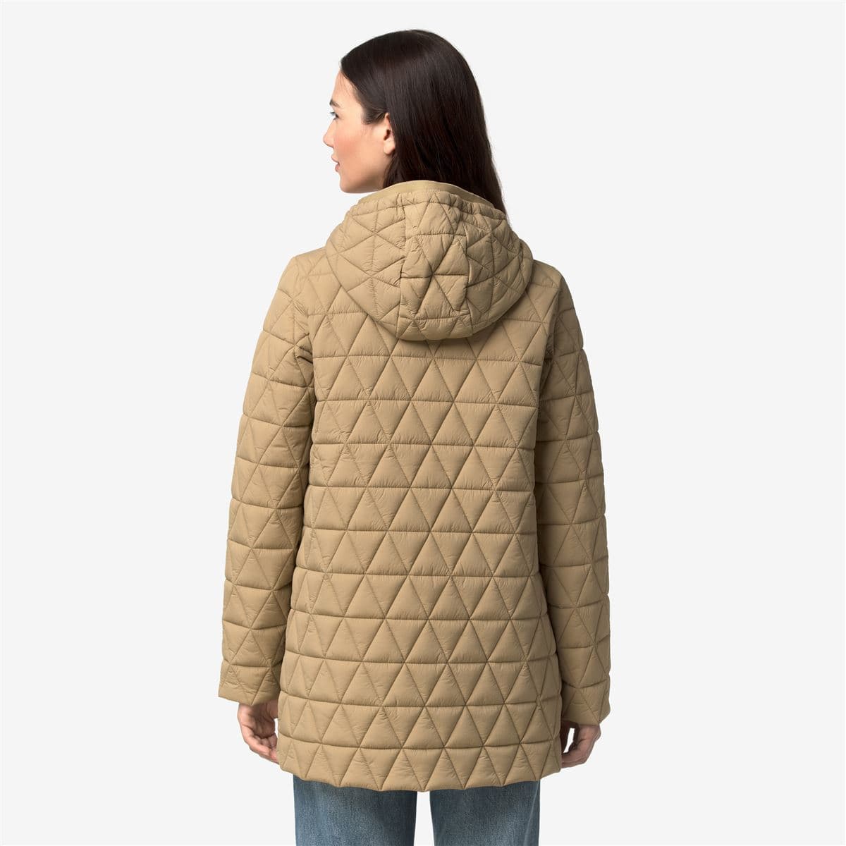 K-way giubbino donna Sophie Diamond quilted warm - Beige K8161HW-677 - 4