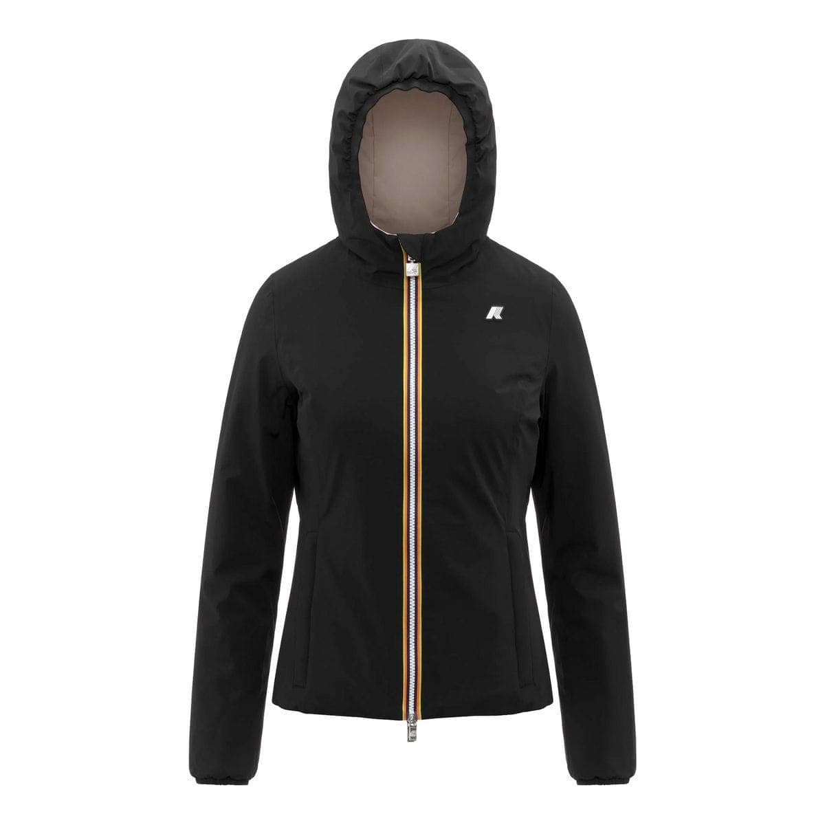 K-WAY Capospalla Donna Lily st Warm double - Black Pure-Beige Khaki K6128TW-DBN - 3