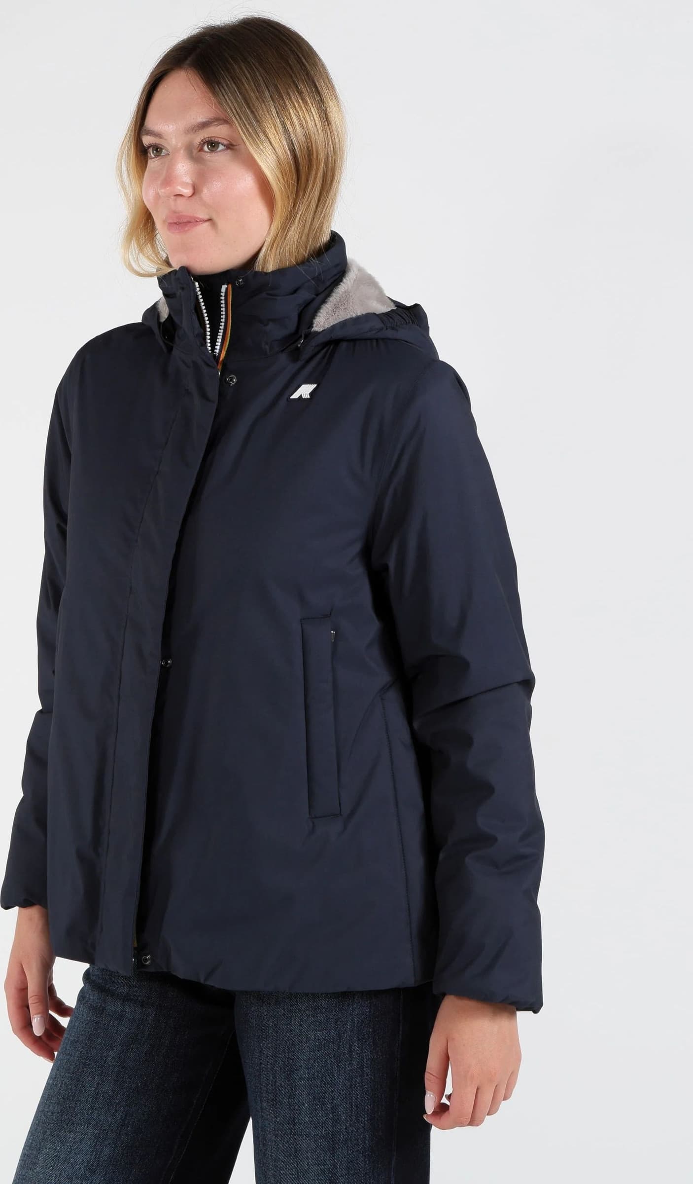 K-way Giubbino donna Sophie Twill Soft Beaver K8144BW-DCA - 2