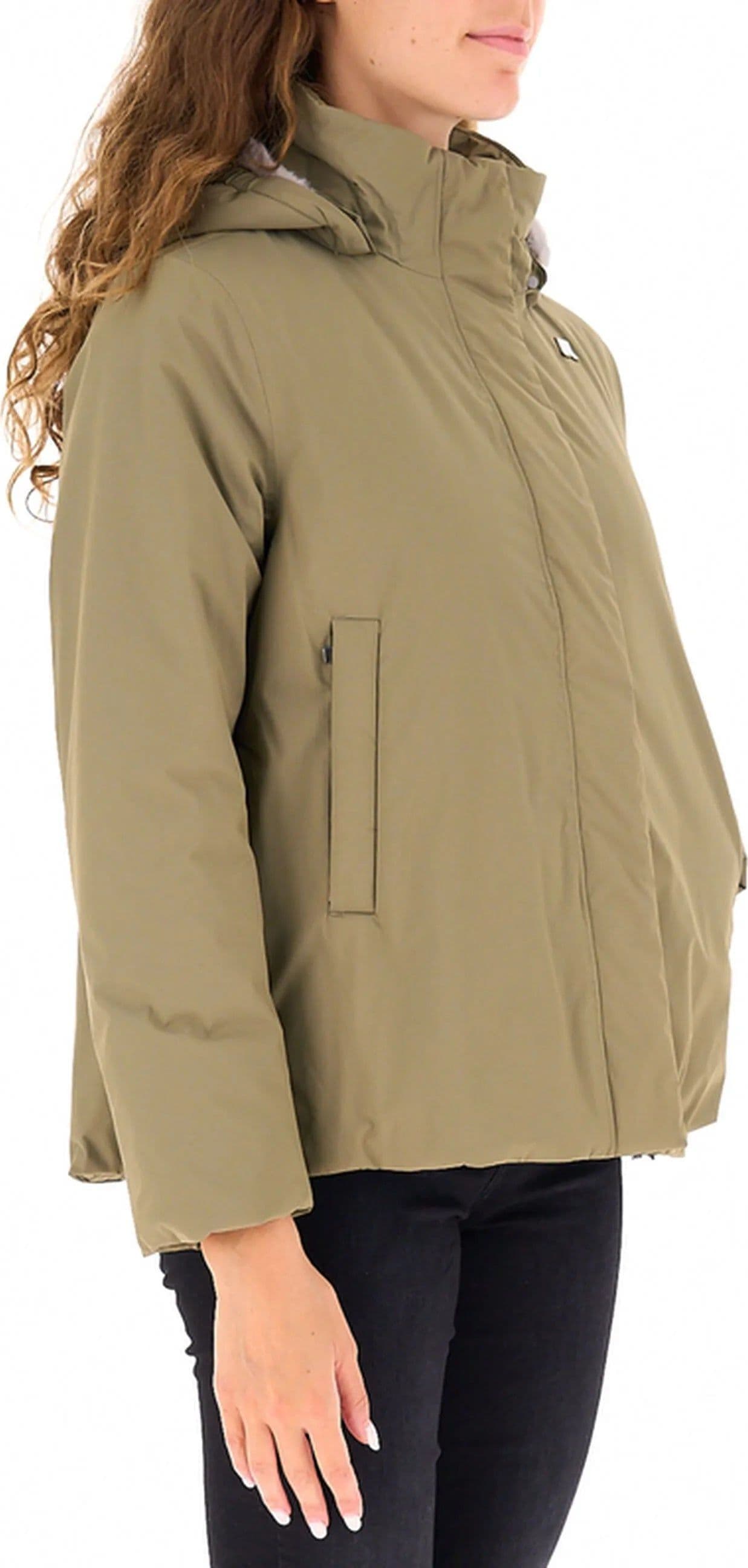 K-way Giubbino donna Sophie Twill Soft Beaver K8144BW-DC9 - 2