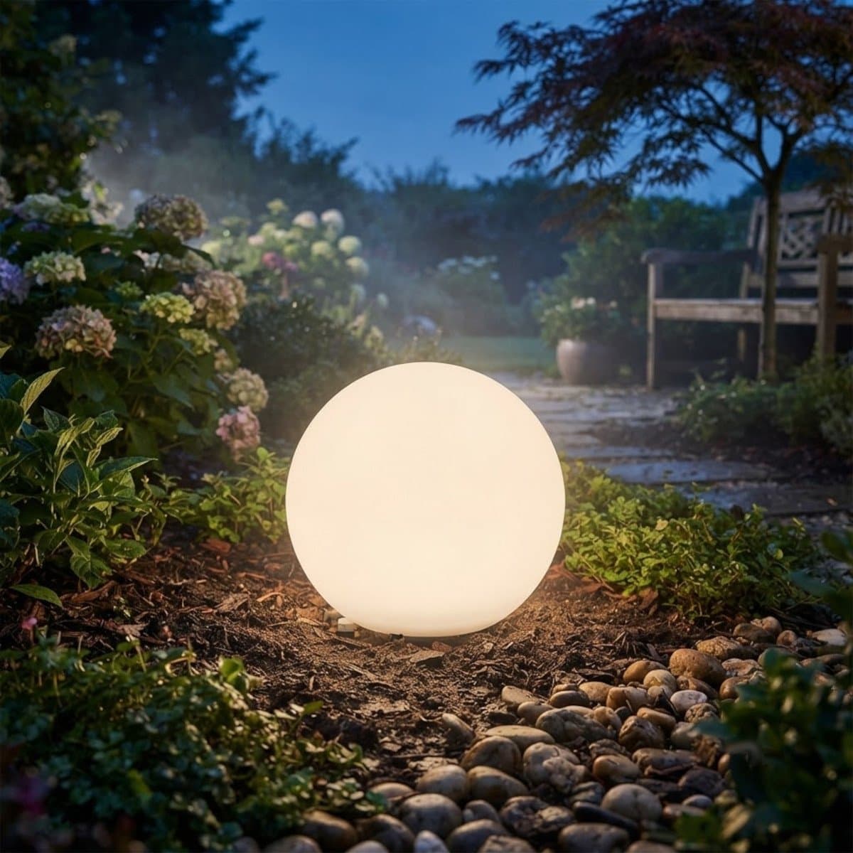 Lampada terra Redo Group BALOO 9968 E27 LED IP65 polietilene - 2