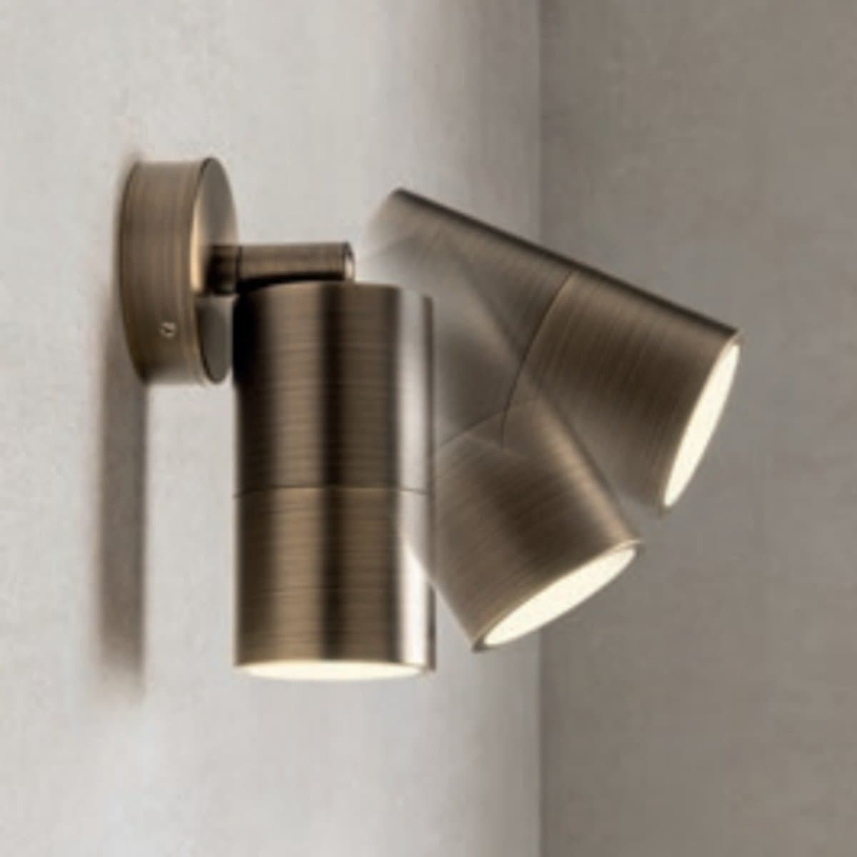 Applique classico Redo Group STAKE 91175 91176 GU10 LED monoemissione orientabile ottone - 3