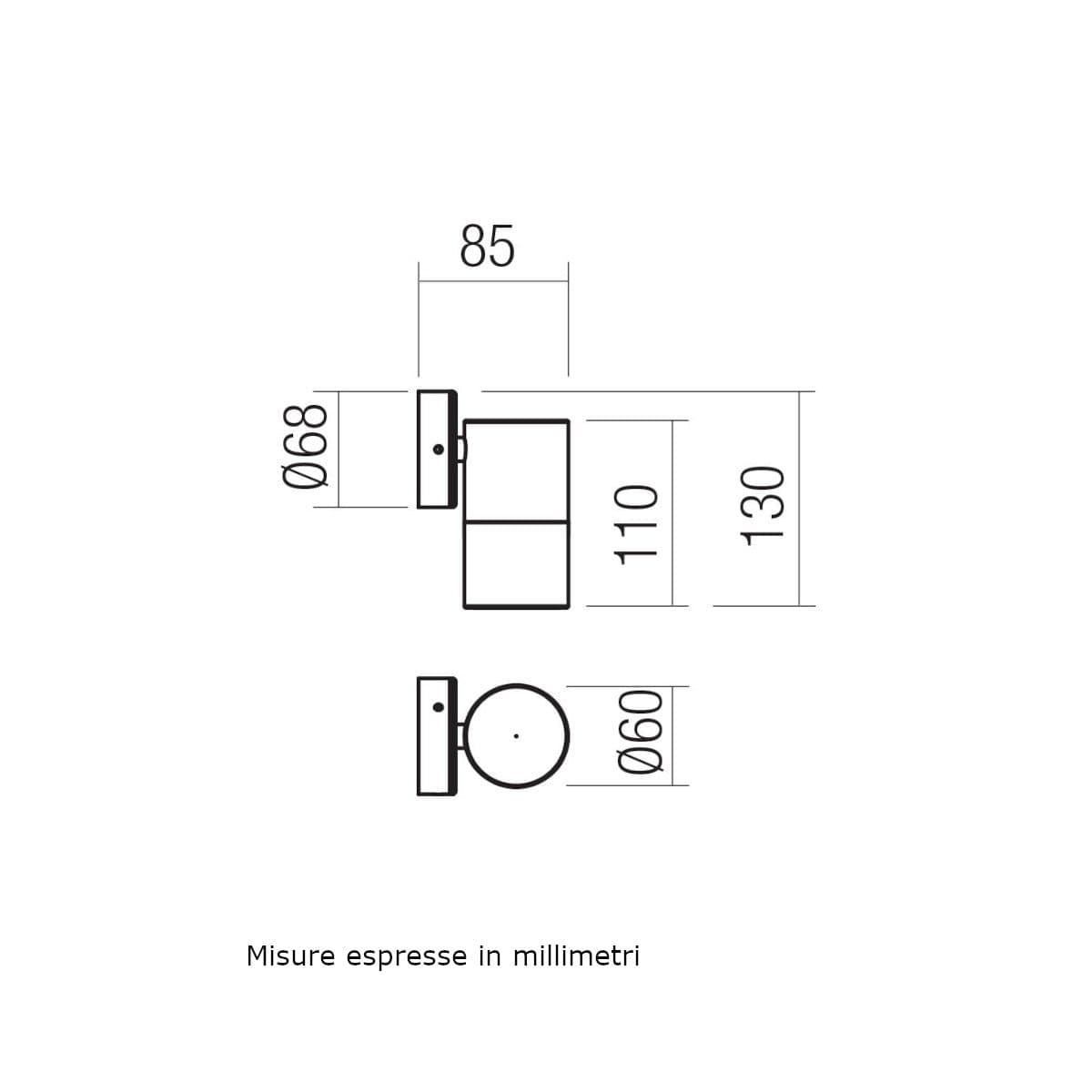 Applique classico Redo Group STAKE 91175 91176 GU10 LED monoemissione orientabile ottone - 6