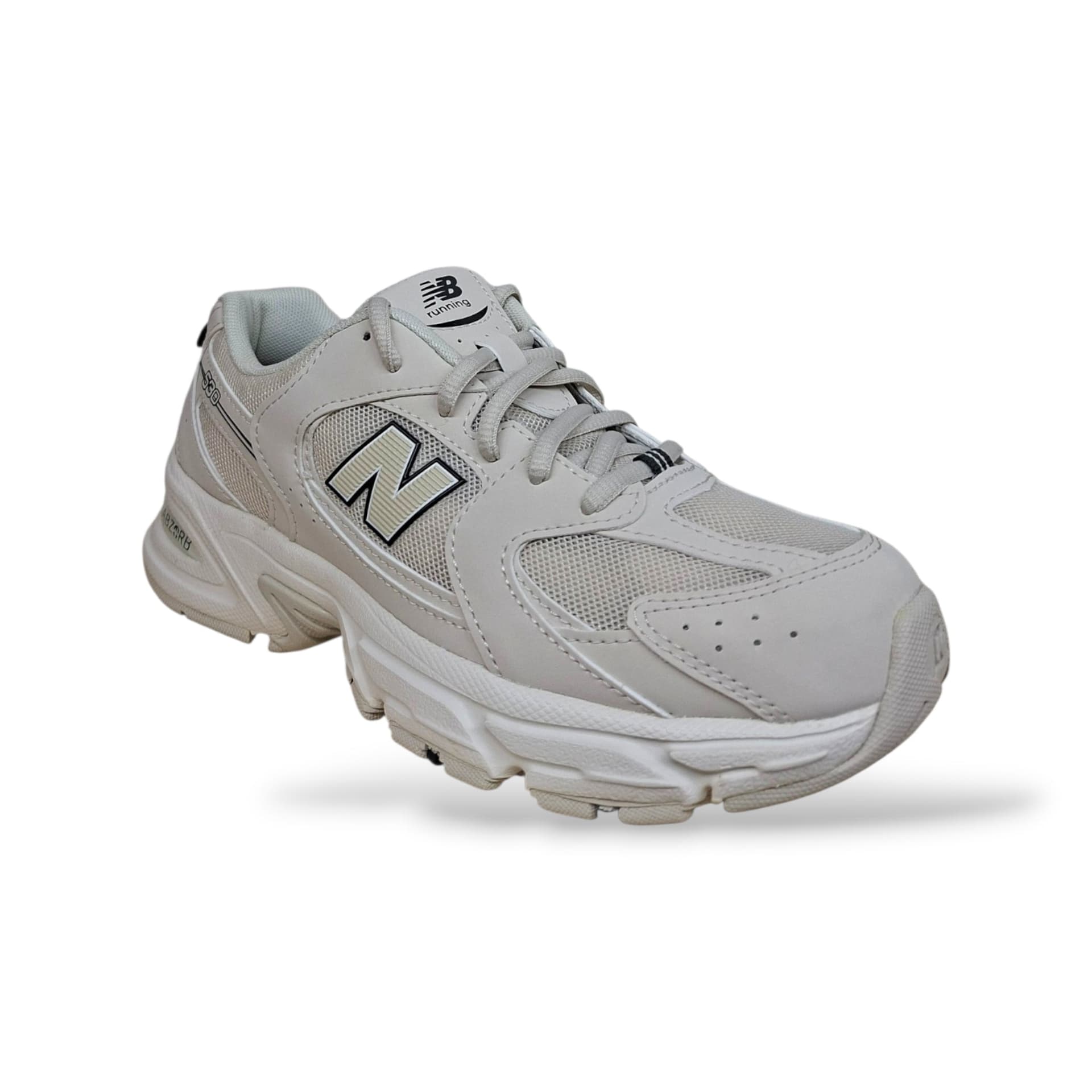 New Balance 530 Sneakers Bambini Ragazzi Beige Bianco | Taglia 20-40 | Pelle Tessuto | Scarpetteria Gica - 12