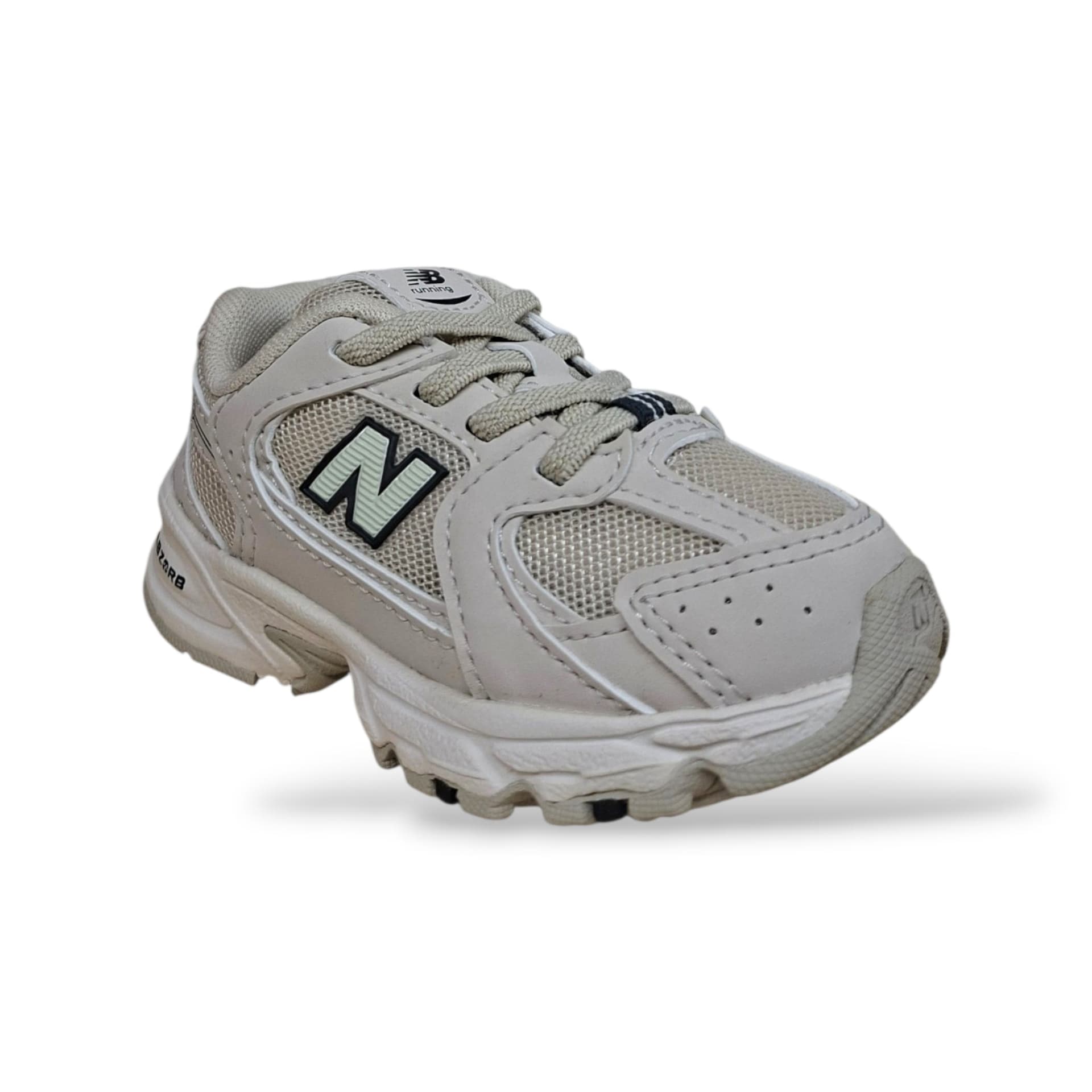 New Balance 530 Sneakers Bambini Ragazzi Beige Bianco | Taglia 20-40 | Pelle Tessuto | Scarpetteria Gica - 7