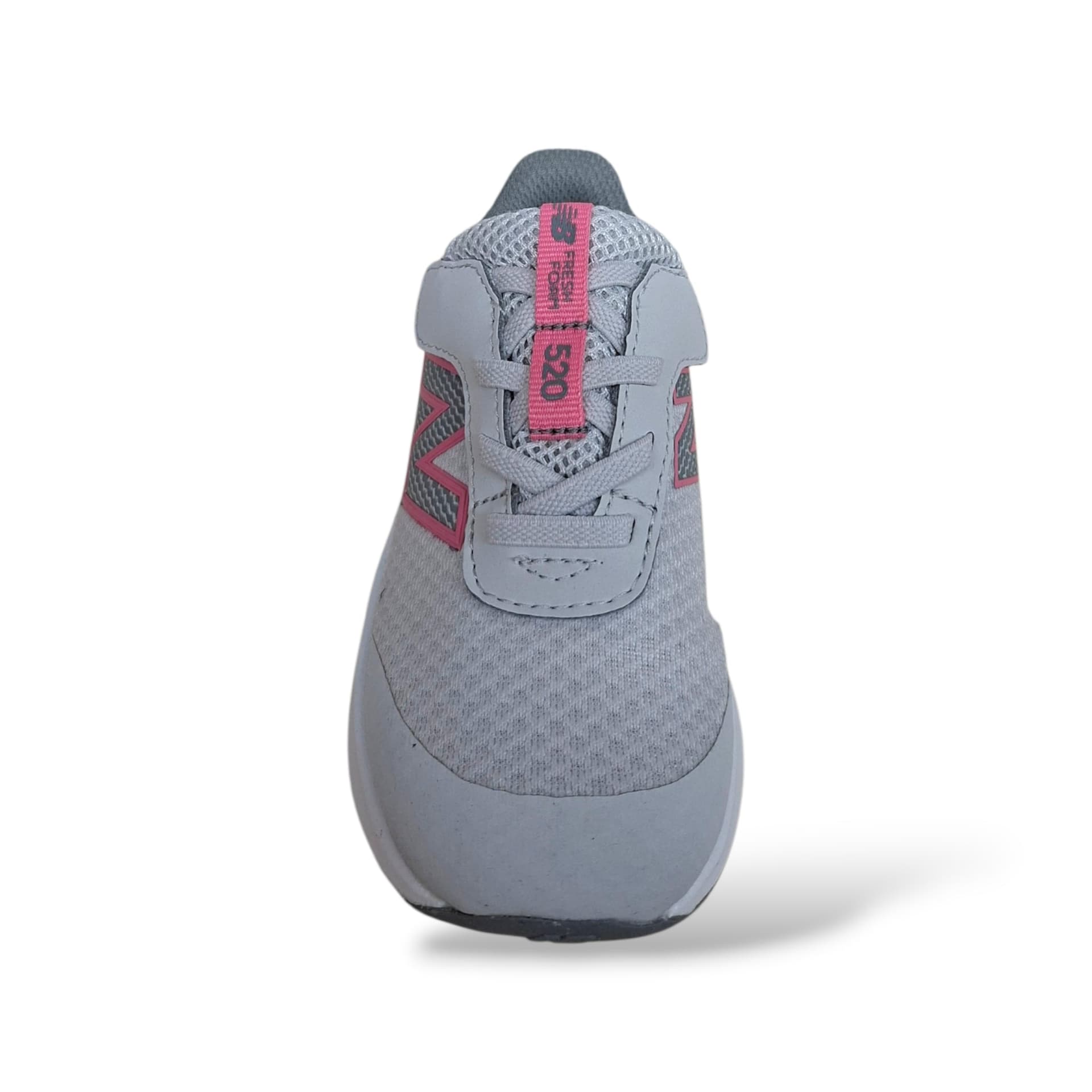 New Balance 520 Sneakers Bambine Grigio Rosa | Taglia 20-27,5 | Tessuto Velcro | Scarpetteria Gica - 4