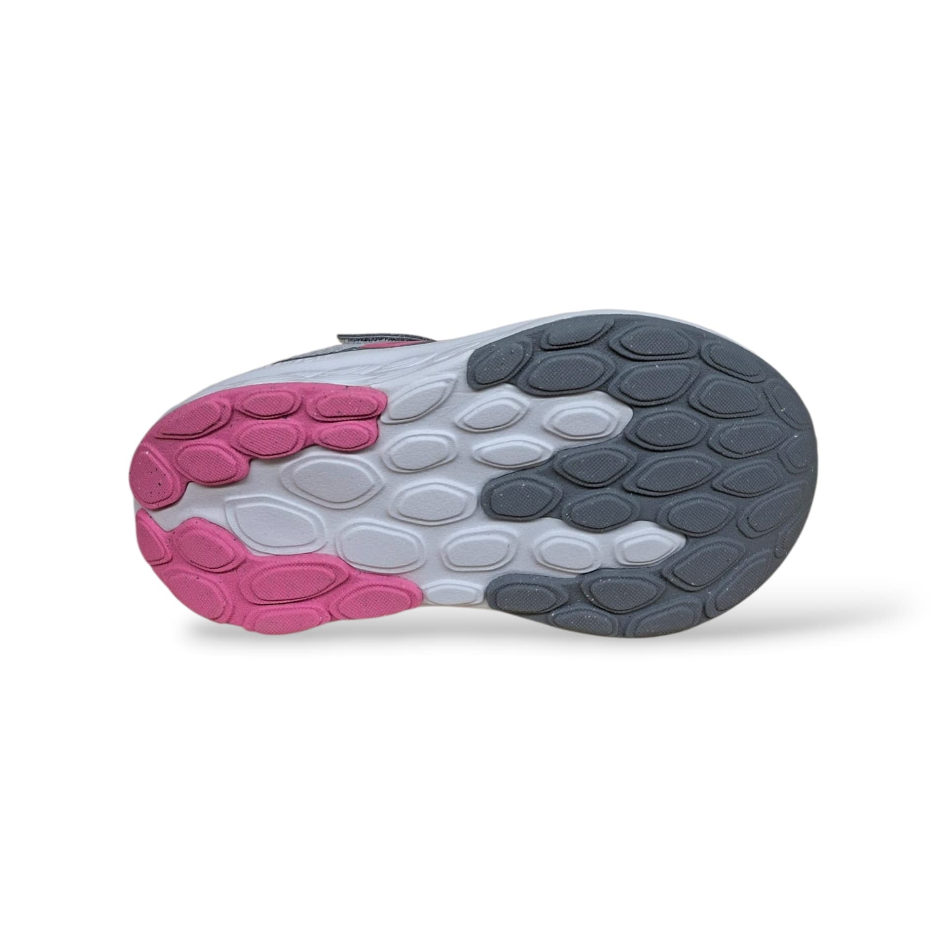 New Balance 520 Sneakers Bambine Ragazze Grigio Rosa | Taglia 28-35 | Tessuto Velcro | Scarpetteria Gica - 5