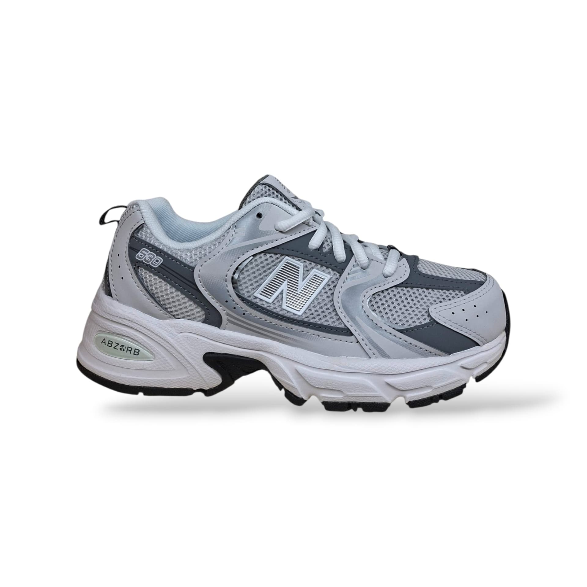 New Balance 530 Sneakers Bambini Ragazzi Grigio | Taglia 20-40 | Pelle Tessuto | Scarpetteria Gica - 6