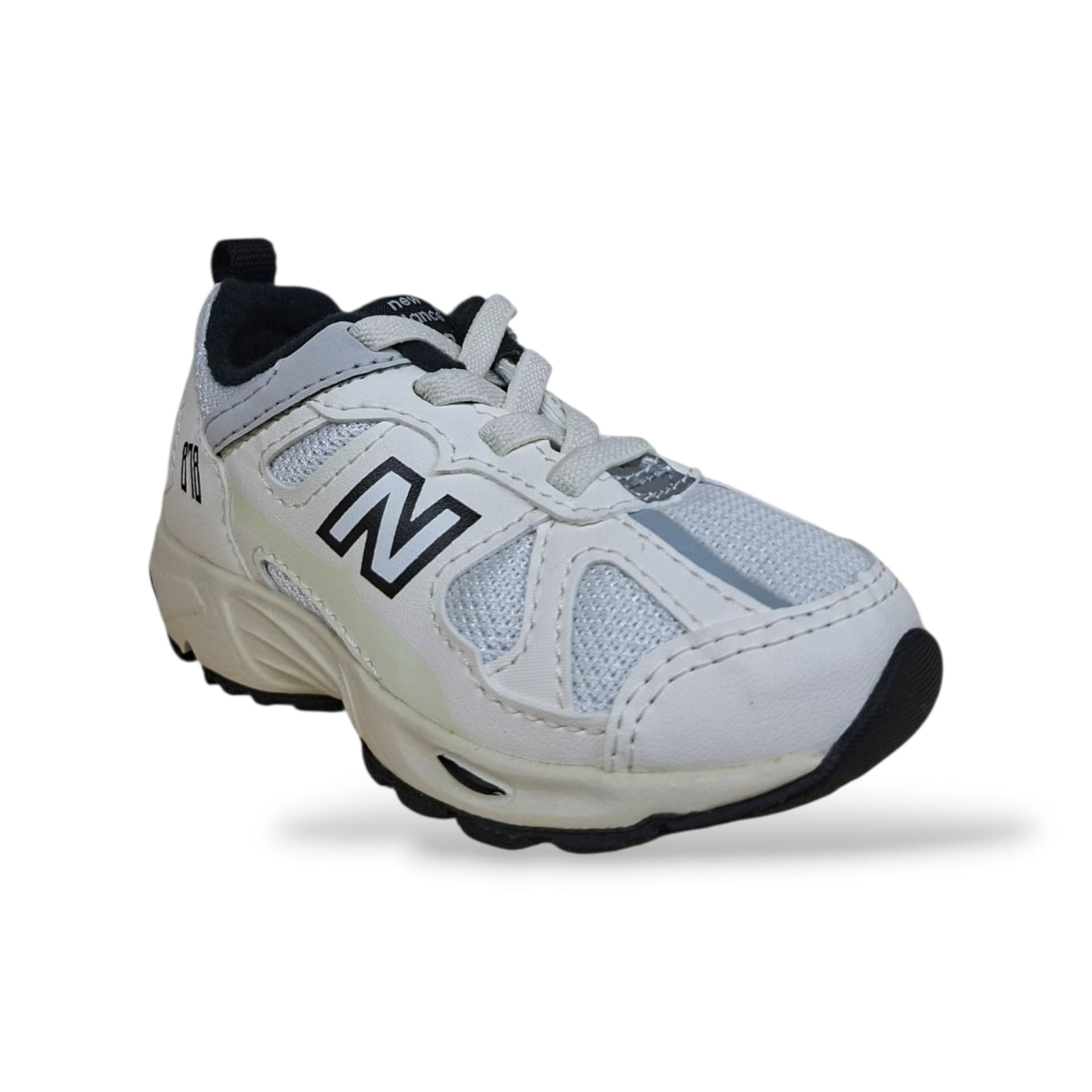 New Balance 878 Sneakers Bambini Ragazzi Bianco Nero | Taglia 20-35 | Suede Tessuto | Scarpetteria Gica - 7