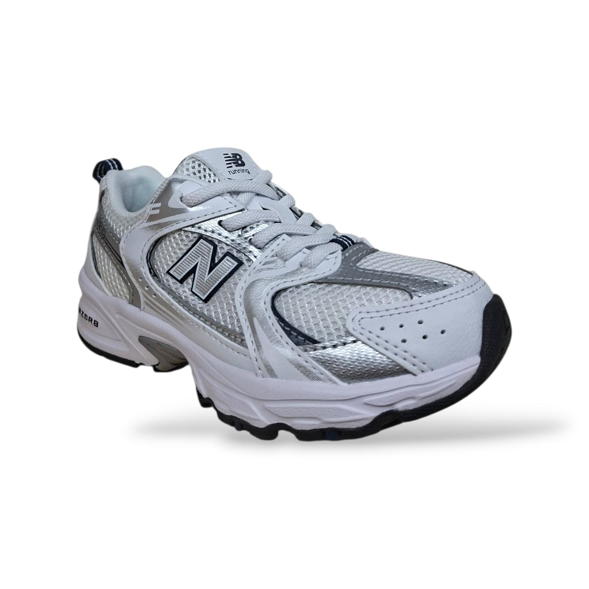 New Balance 530 Sneakers Bambini Ragazzi Bianco Blue | Taglia 20-40 | Pelle Tessuto | Scarpetteria Gica - 12