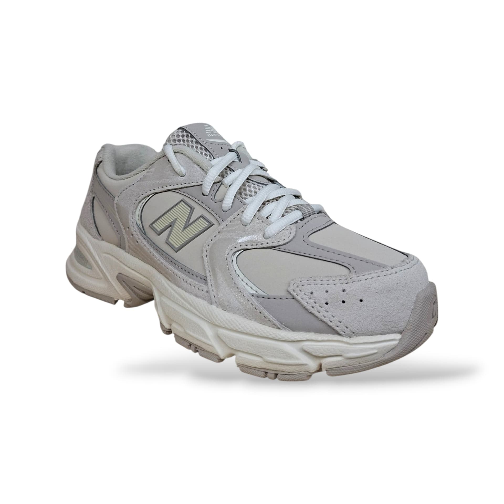 New Balance 530 Sneakers Bambini Ragazzi Beige Chiaro | Taglia 20-40 | Pelle Tessuto | Scarpetteria Gica - 12