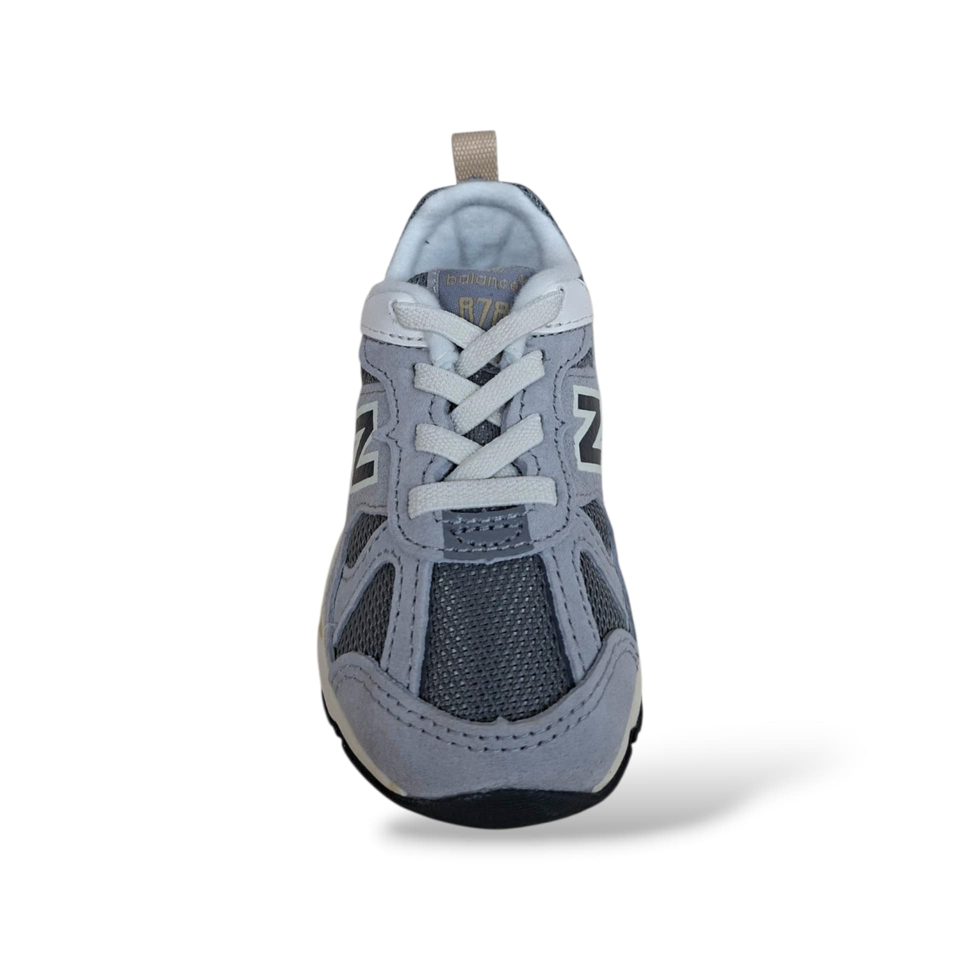 New Balance 878 Sneakers Bambini Ragazzi Grigio Bianco | Taglia 20-35 | Suede Tessuto | Scarpetteria Gica - 4