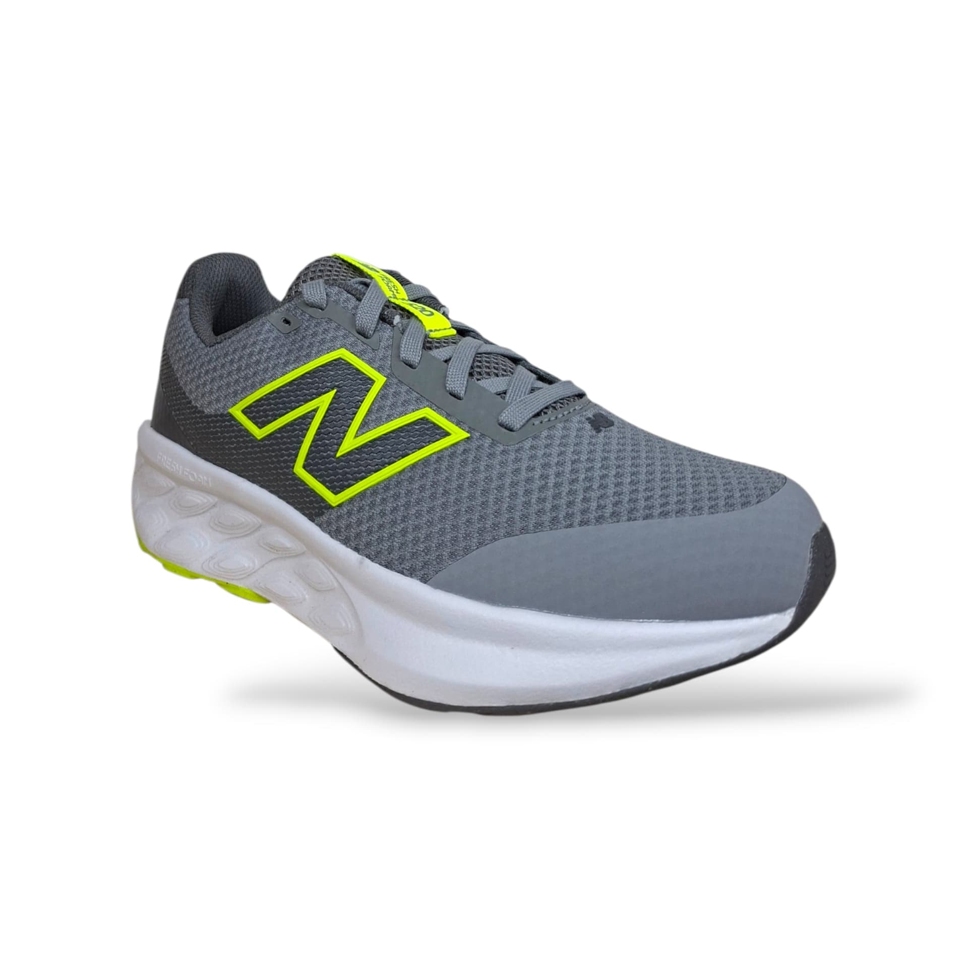 New Balance 520 Sneakers Ragazzi Grigio Giallo | Taglia 36-40 | Tessuto Lacci | Scarpetteria Gica - 2