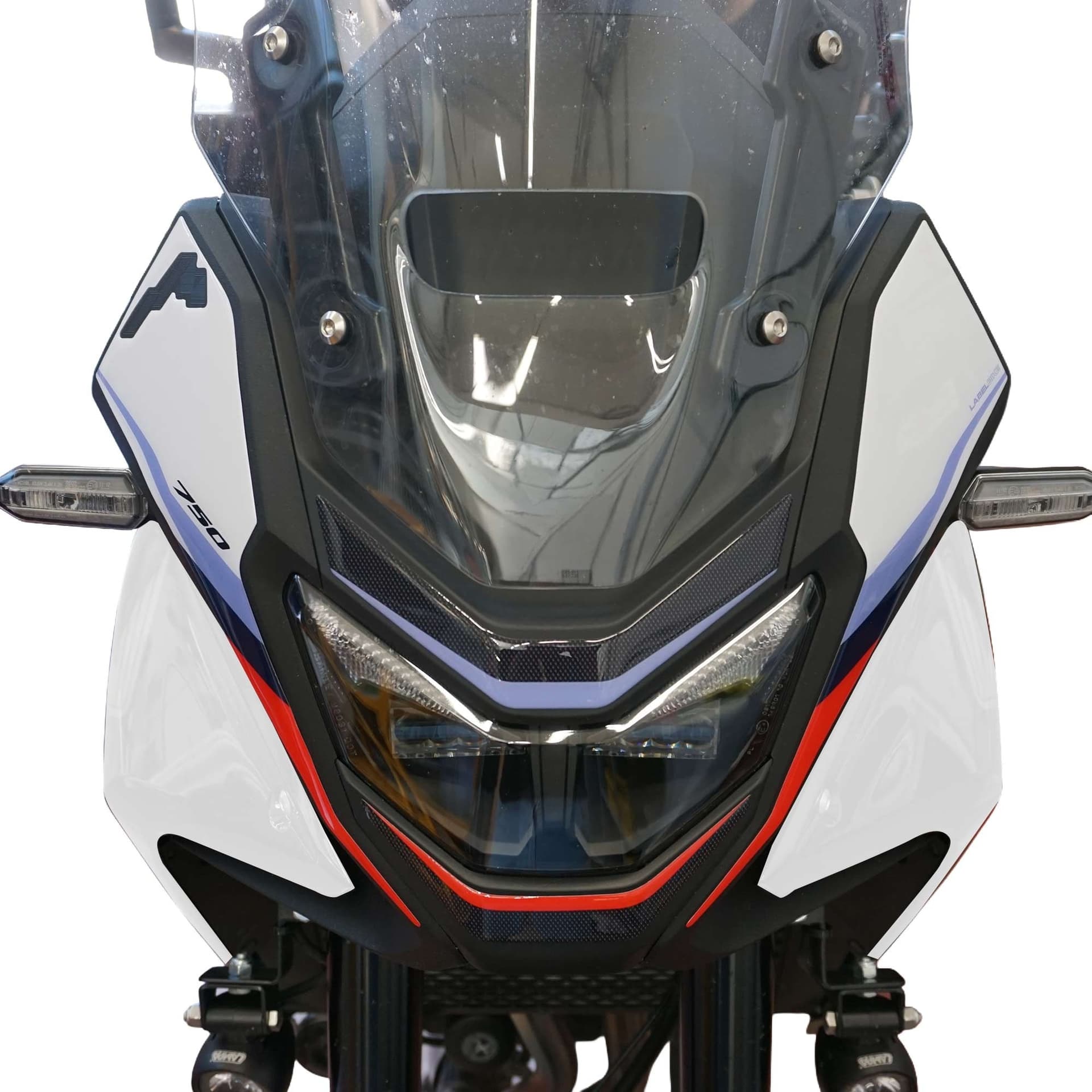 Adesivo 3D Muso Frontale moto compatibile con Honda Transalp 2025-2026 - 1