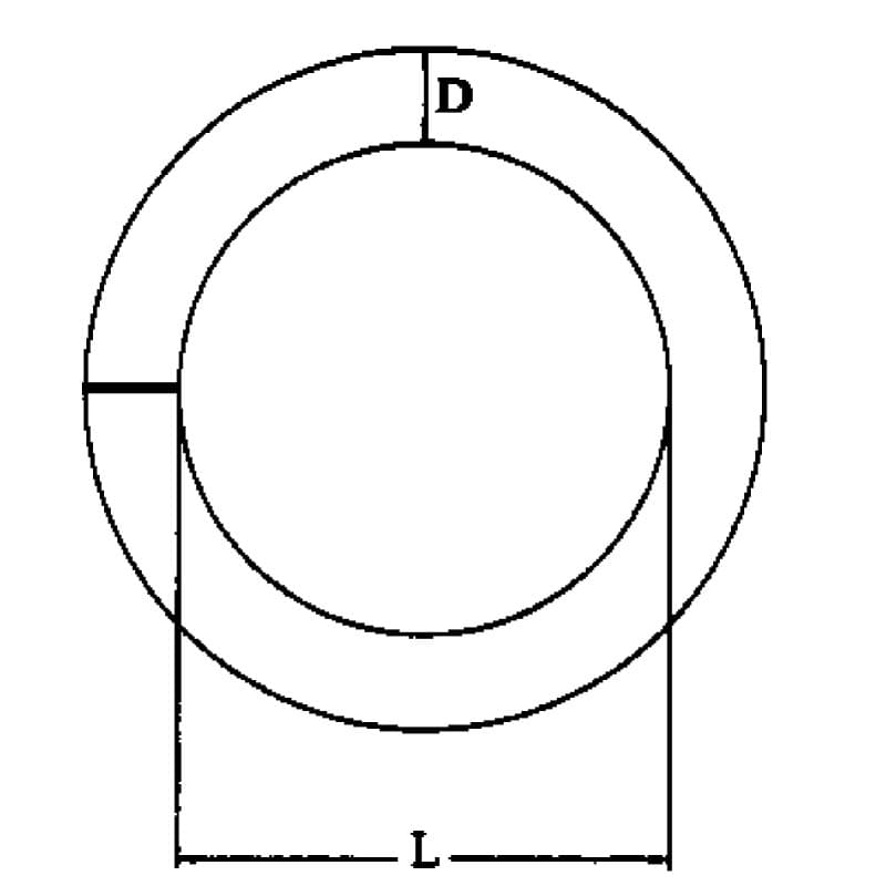 ANELLO INOX Ø MM.6X40 - 2