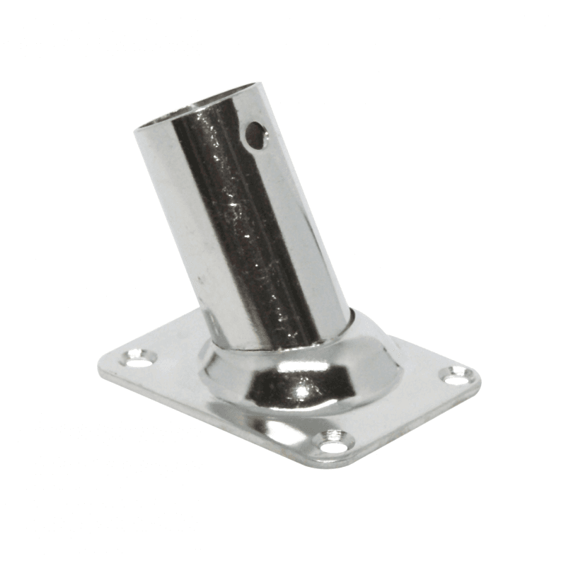 BASE INOX RETT. 60° Ø MM.25 - 2