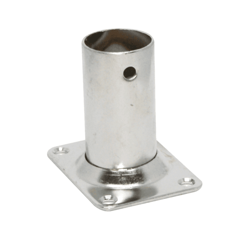 BASE INOX RETT. 90° Ø MM.25 - 2