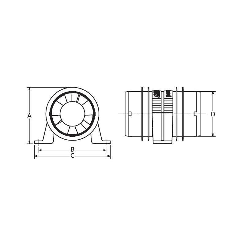 BLOWERS TURBO 4000 WATER RESIST 4" - 2