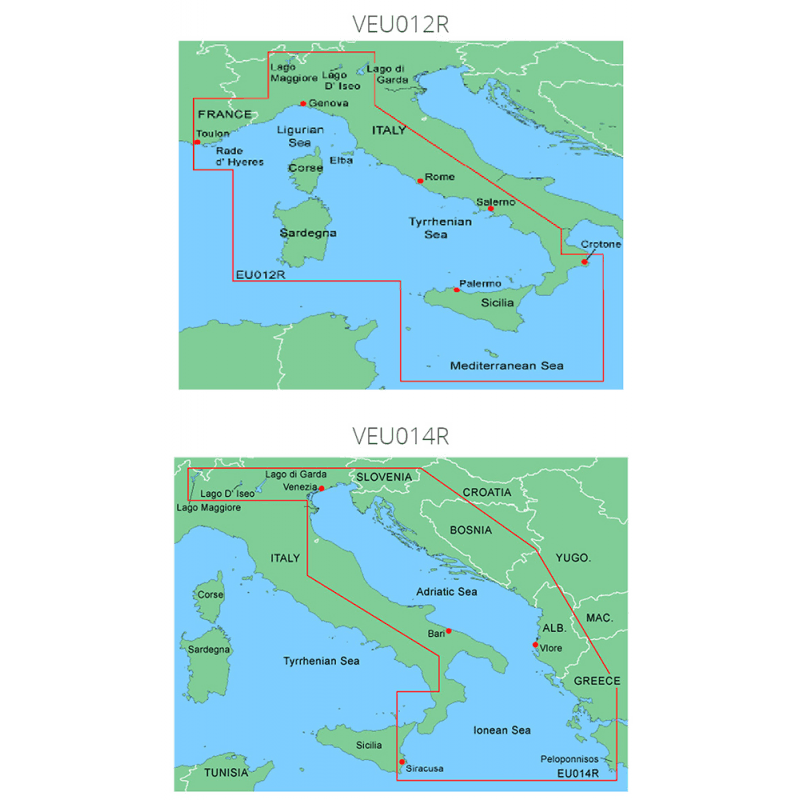CARTOGRAFIA REGULAR MAR ADRIATICO - 2