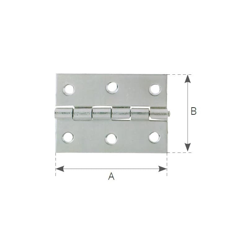 CERNIERA INOX A LIBRETTO 60x40 - 2