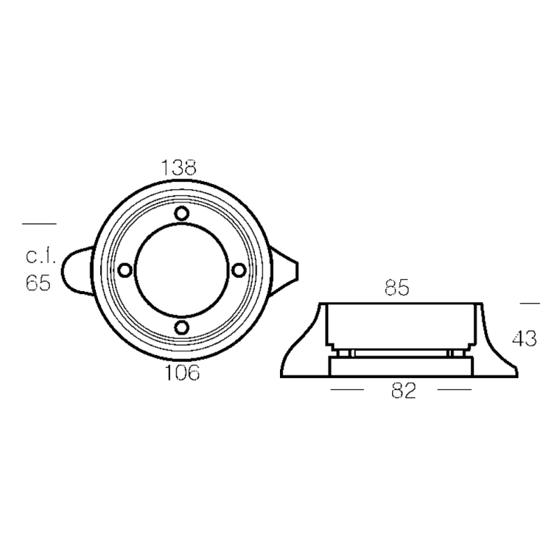 COLLARE SEA DRIVE 110 IN ALLUMINIO - 4