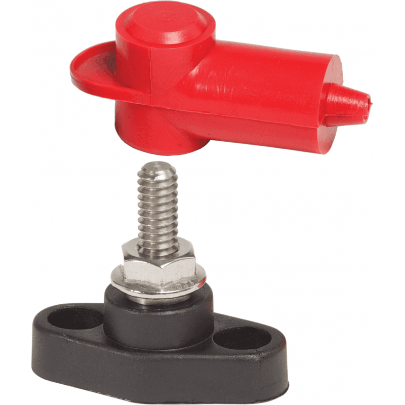 CONNETTORE ALTO AMPER. Ø M8 - 4