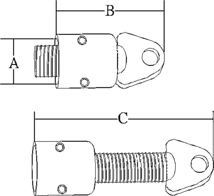 COPPIA DI GIUNTO INOX Ø MM.25 - 4