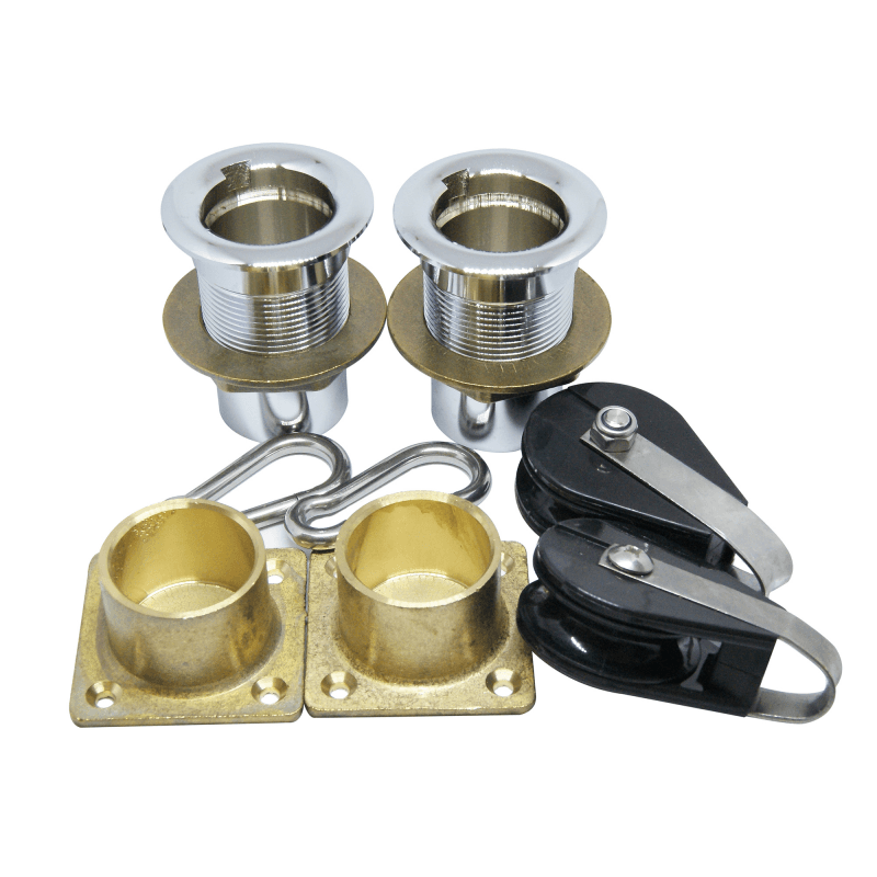 COPPIA GRUETTE INOX  Ø MM.60 - 4