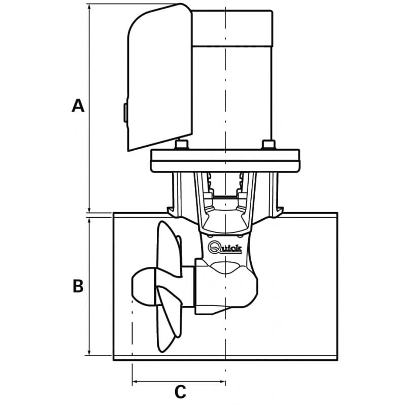 ELICA BTQ 185-95kg 24V - 2