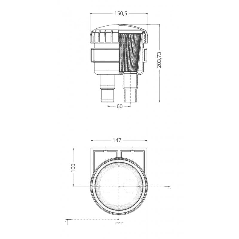 FILTRO ACQUA IN PLASTICA LT140/200 - 4