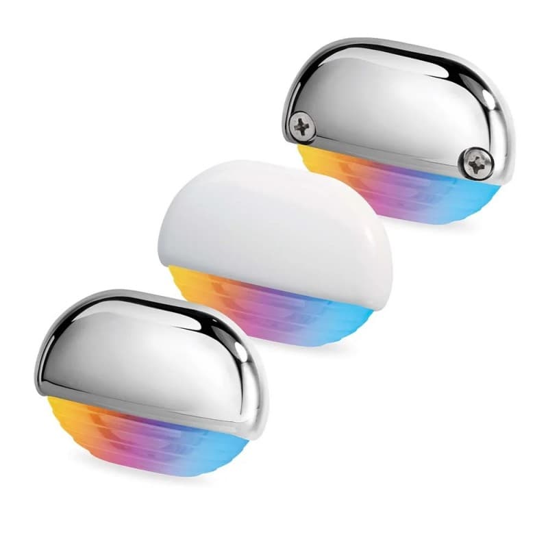 LUCE CORTESIA RGB - ACCIAIO INOX - 3