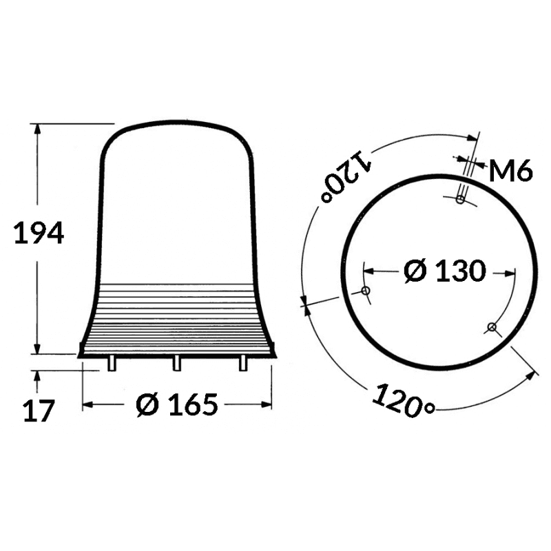 LUCE FLASH BLU  24V - 4