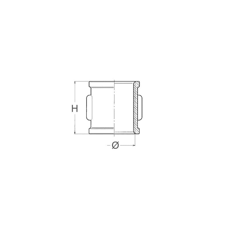 MANICOTTO IN BRONZO DA 3' - 2