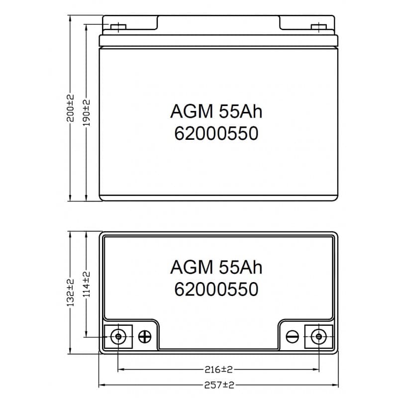 Mastervolt AGM Battery 12/225Ah - 4