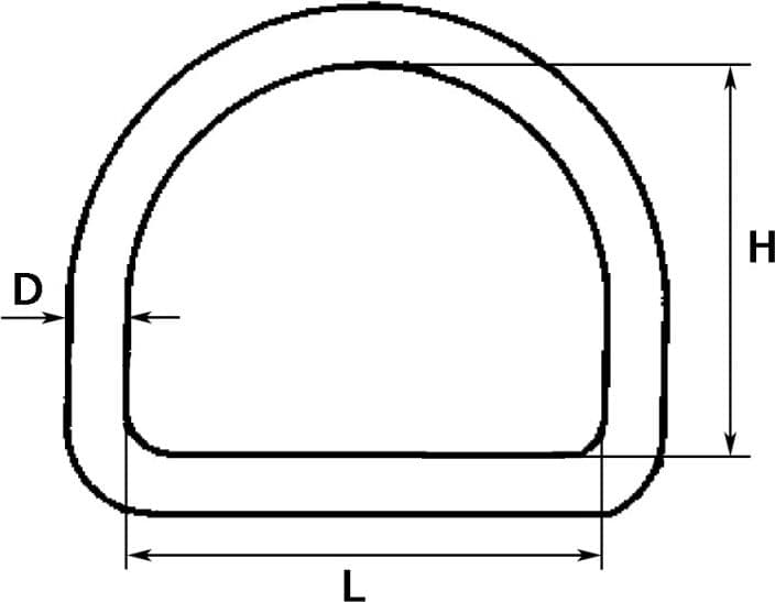 MEZZO ANELLO INOX 316 Ø MM.5X25X22 - 2