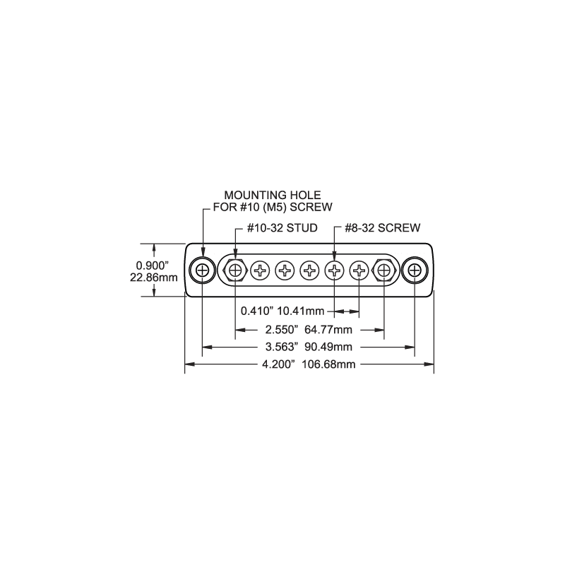 MINIBARRA DI CONNESSIONE 6 TERM - 2
