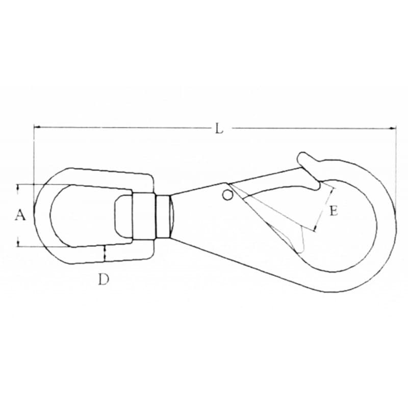 MOSCHETTONE INOX MM.100 - 4