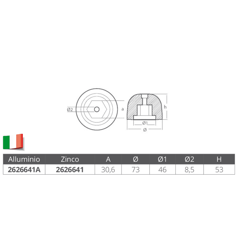 OGIVA ALLUMINIO SIDEPOWER-SLEIPNER - 4