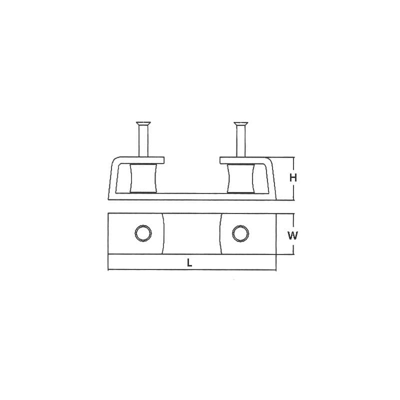 PASSACAVO A RULLO MM.260X45X75H - 2
