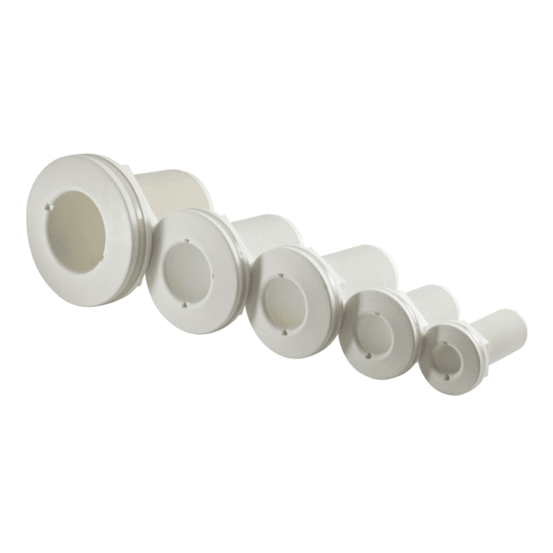 PASSASCAFO BIANCO FILETTATO 3/4" - 2