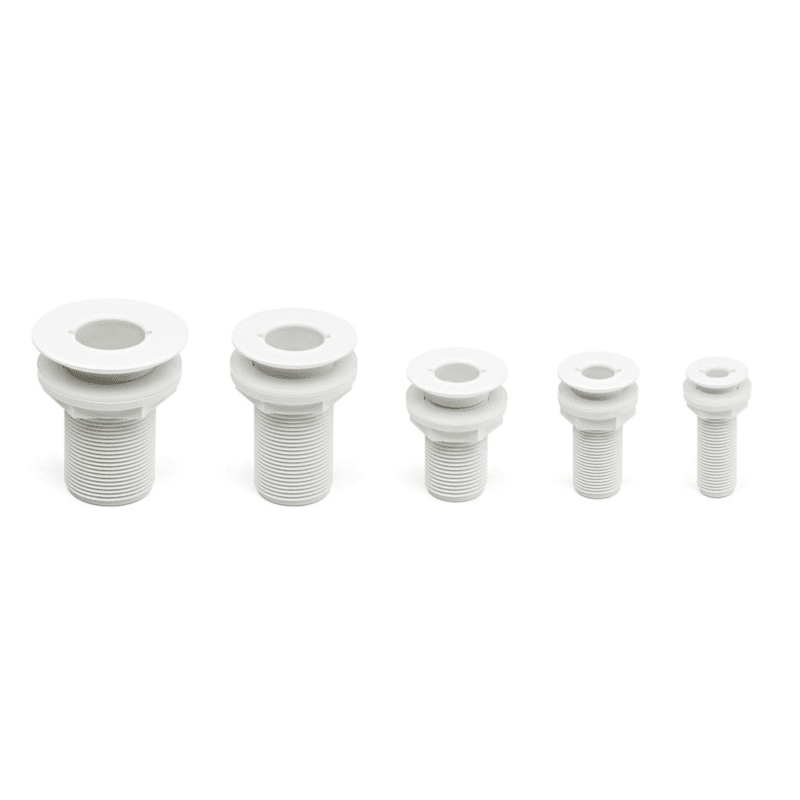 PASSASCAFO INCASSO 1" BIANCO - 2
