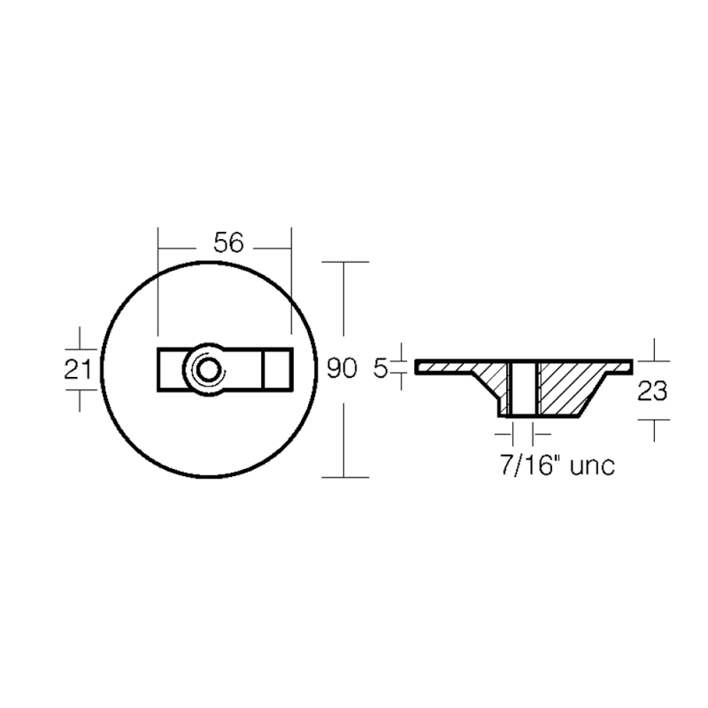 PLACCA VERADO-ALPHA IN ALLUMINIO - 4