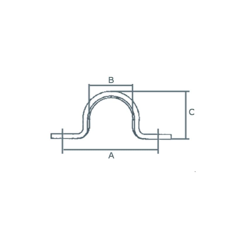 PONTICELLO INOX MM. 44X22H - 4