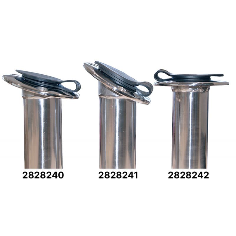 PORTACANNA INOX INCLINATO 30° - 3