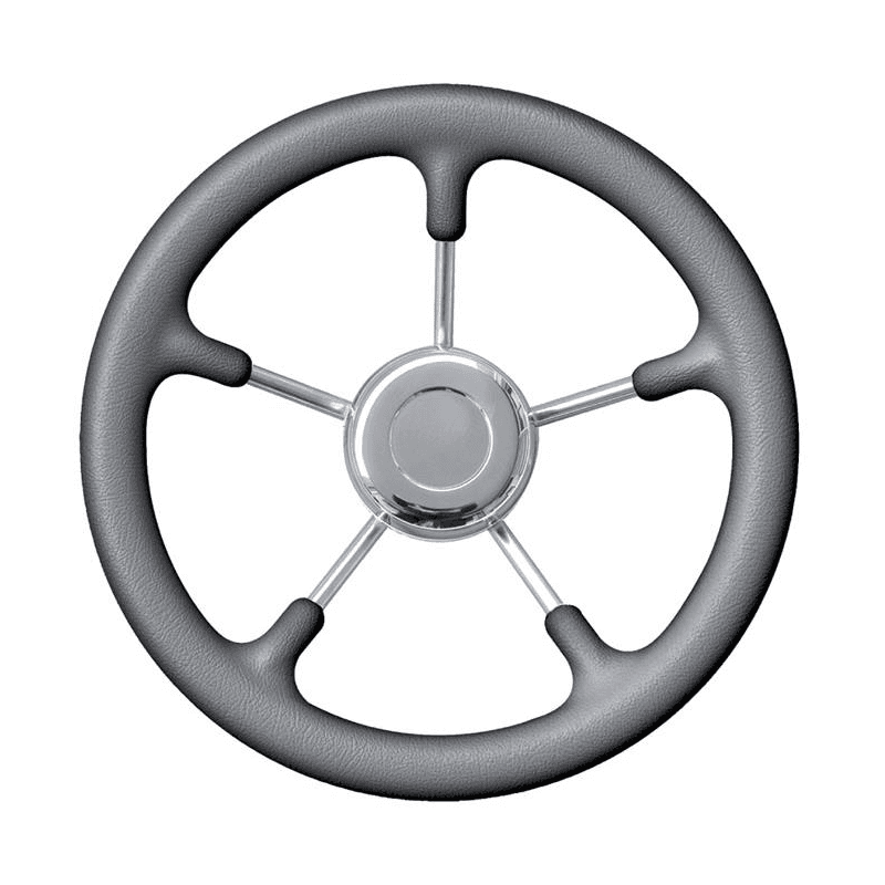 RUOTA TIMONE GRIGIO Ø MM.350 - 2