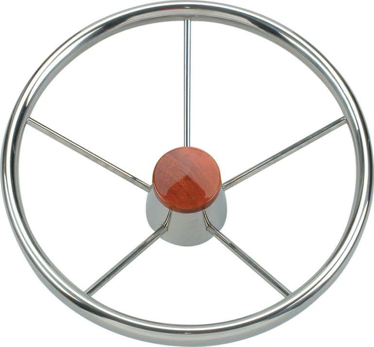 RUOTA TIMONE INOX Ø MM.320 - 3